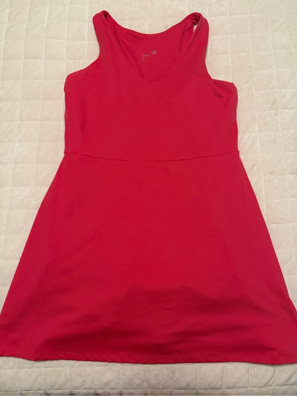GAP Bright Red V-Neck Sleeveless Top